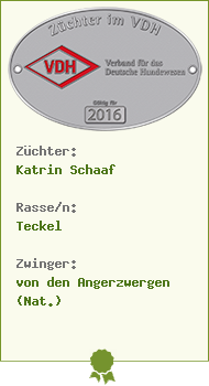 Zum VDH Züchter-Profil // Katrin Schaaf Zum VDH Züchter-Profil // Katrin Schaaf